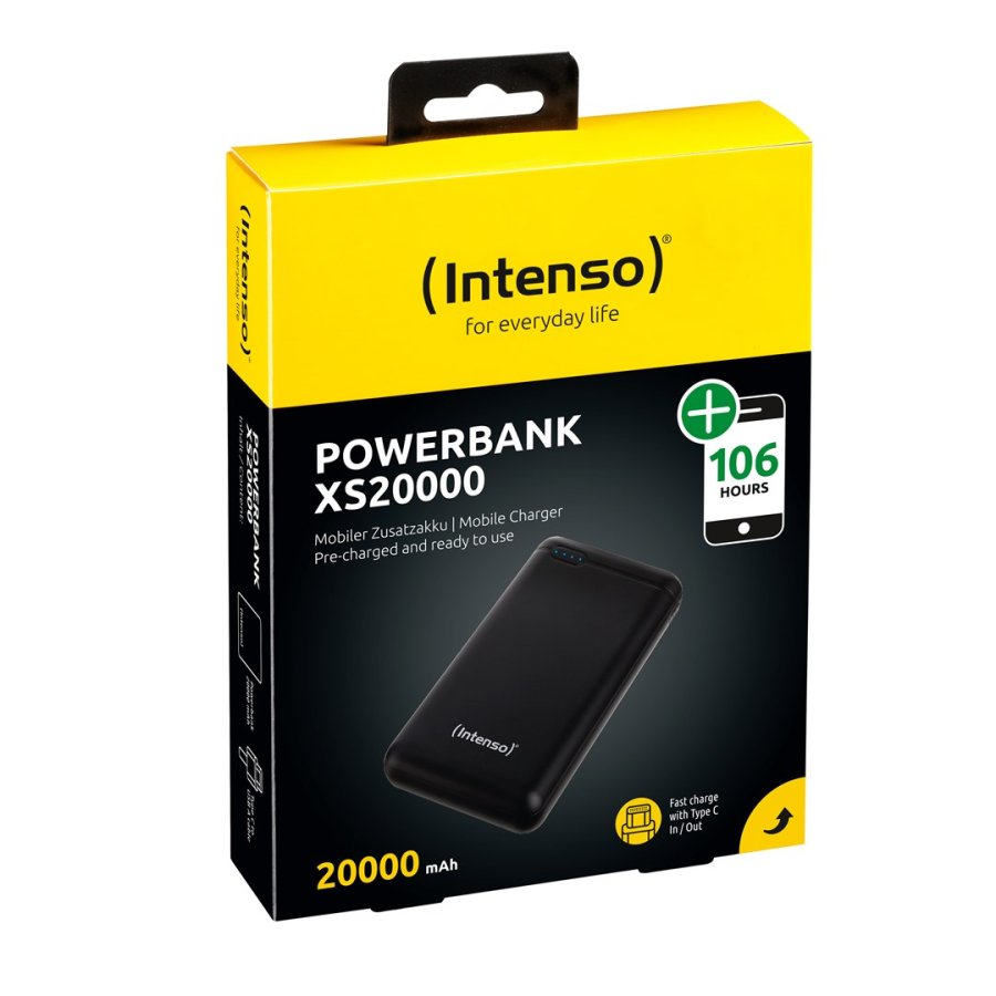 Intenso XS20000 Lithium polymer (LiPo) 20000 mAh Sort #1