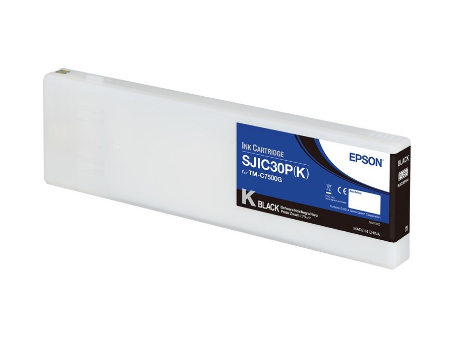 Epson SJIC30P(K) blkpatron 1 stk Original Sort #1
