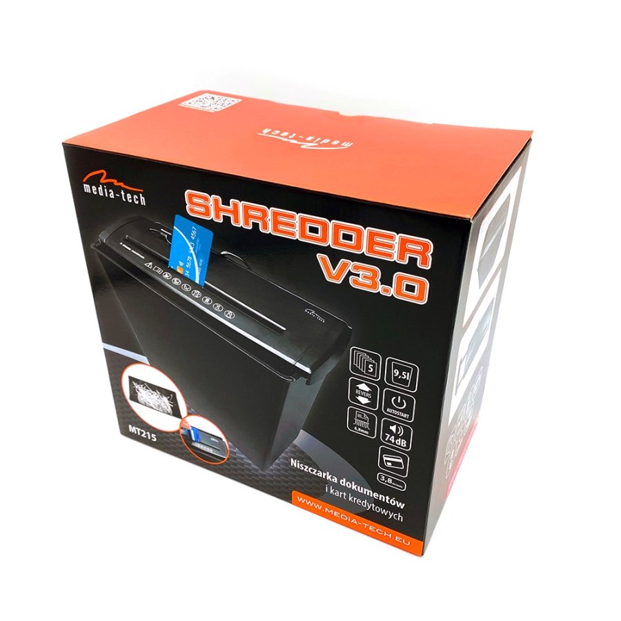 Dokumentmaskine MEDIA-TECH Shredder V3.0 MT215 #7
