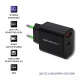 Qoltec 51713 Oplader | 18W | 5-12V | 1,5-3A | USB type C PD | USB QC 3.0 | Sort #3