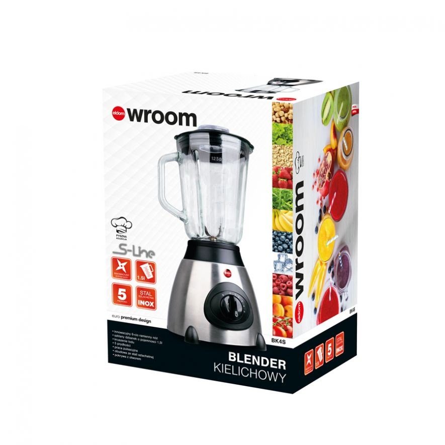 ELDOM BK4S WROOM 1,5 L Blender til madlavning 400 W Sort, Gr� #3
