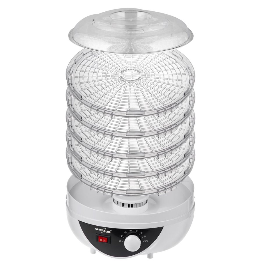 GreenBlue svampe-, grntsags- og frugttrrer, 250W, ekstra stjsvag, 5 sigter, GB195 #2