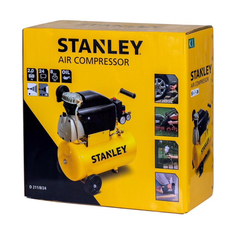 Stanley Oliekompressor 24 l 1500 W FCCC404STN005 24 l 8 bar st med 6 stk #31