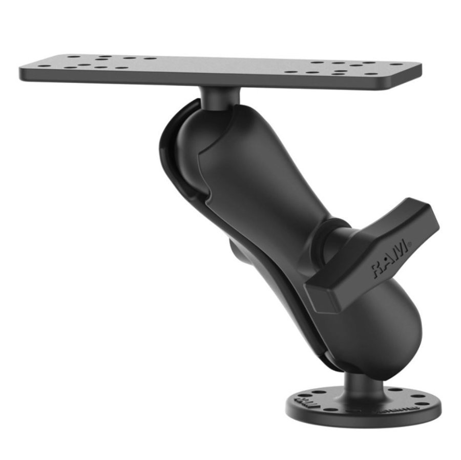 RAM MOUNT S�t til montering af ekkoloddet p� en flad overflade RAM-111U #1