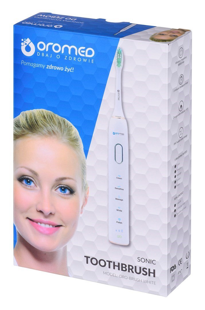 Oromed SONIC BASIC WHITE 2 stk Hvid #2