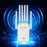 Qoltec 57068 WiFi 5 signalforst�rker | Repeater | Adgangspunkt | AC1200 | 6 antenner | 2x RJ45 | 128MB #71