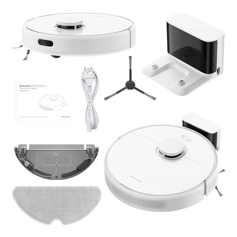 Dreame D9 Max Gen 2 rengringsrobot (hvid) #23