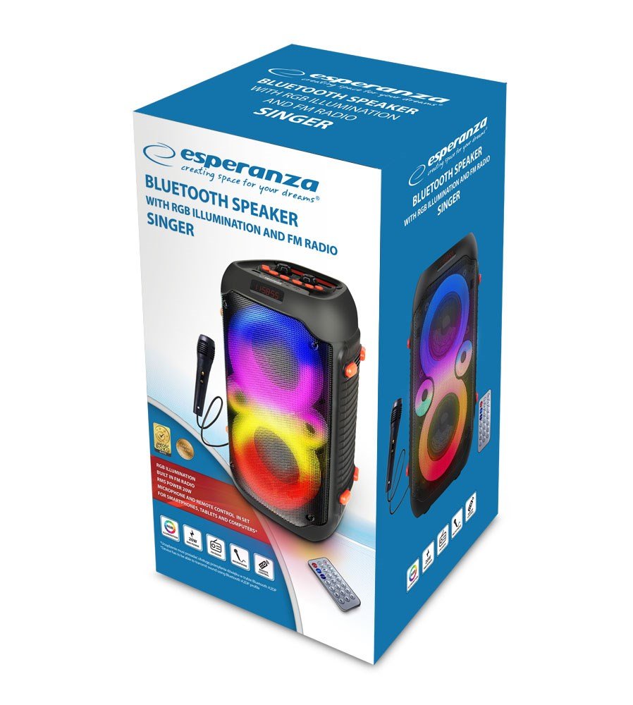 Brbare Bluetooth-hjttalere Esperanza EP156 Sort 20 W #7