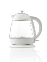 Eta Crystal elkedel 1,7 L 2200 W Transparent, Hvid #3
