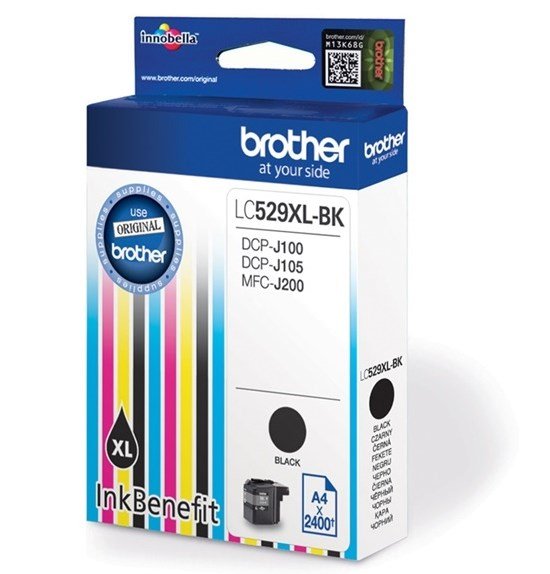 Brother LC529XL-BK blkpatron Original Ekstra (Super) hjt udbytte Sort #2