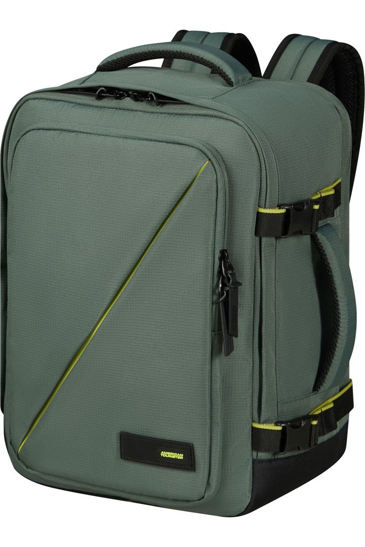 American Tourister Take2cabin S/M rygs�k Fritidsrygs�k Gr�n Genanvendt polyethylenterephthalat (rPET) #2