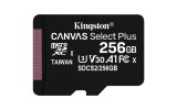Kingston Technology 256 GB micSDXC Canvas Select Plus 100R A1 C10-kort + ADP #7