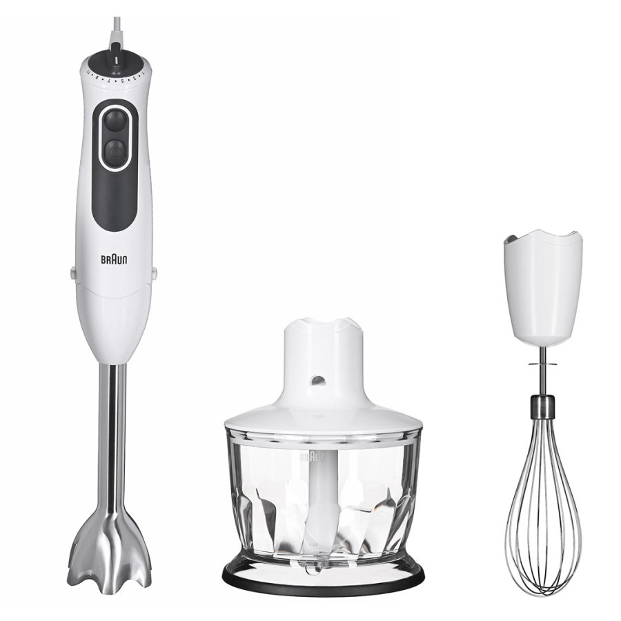 Braun MQ 3135 WH Sauce 0,5 L Nedsnkning blender 750 W Sort, Hvid #1