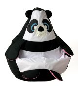 Puf GO GIFT Hvid Sort Oxford 130 x 90 cm #4