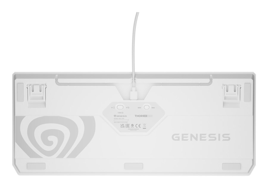 GENESIS Thor 230 TKL tastatur Spil USB + RF Wireless + Bluetooth QWERTY US engelsk Hvid #10