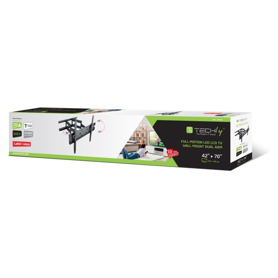 Techly ICA-PLB 147XL tv-beslag 177,8 cm (70
