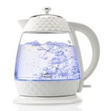 Eta Crystal elkedel 1,7 L 2200 W Transparent, Hvid #1