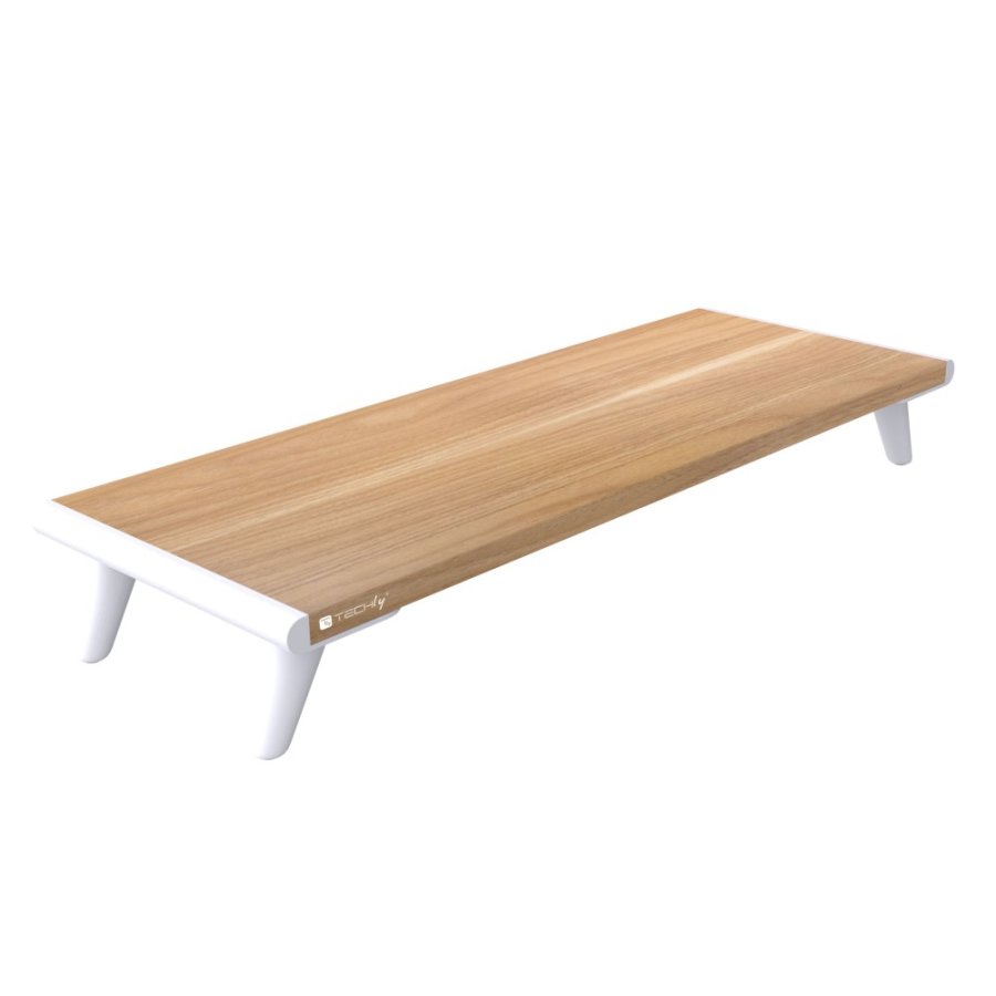 Techly ICA-MS 389 sk�rmbeslag og -stativer Skrivebord Hvid, Tr� #3