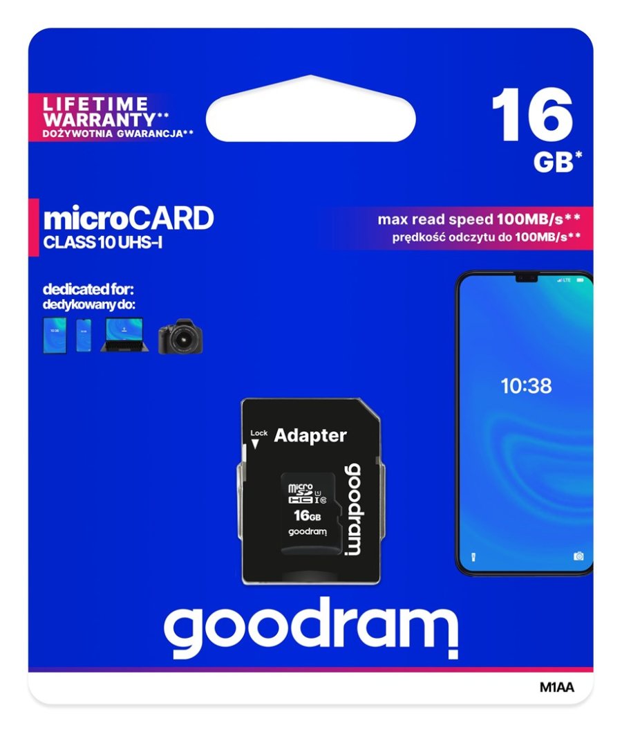 Goodram M1AA-0160R12 hukommelseskort 16 GB MicroSDHC Klasse 10 UHS-I #7