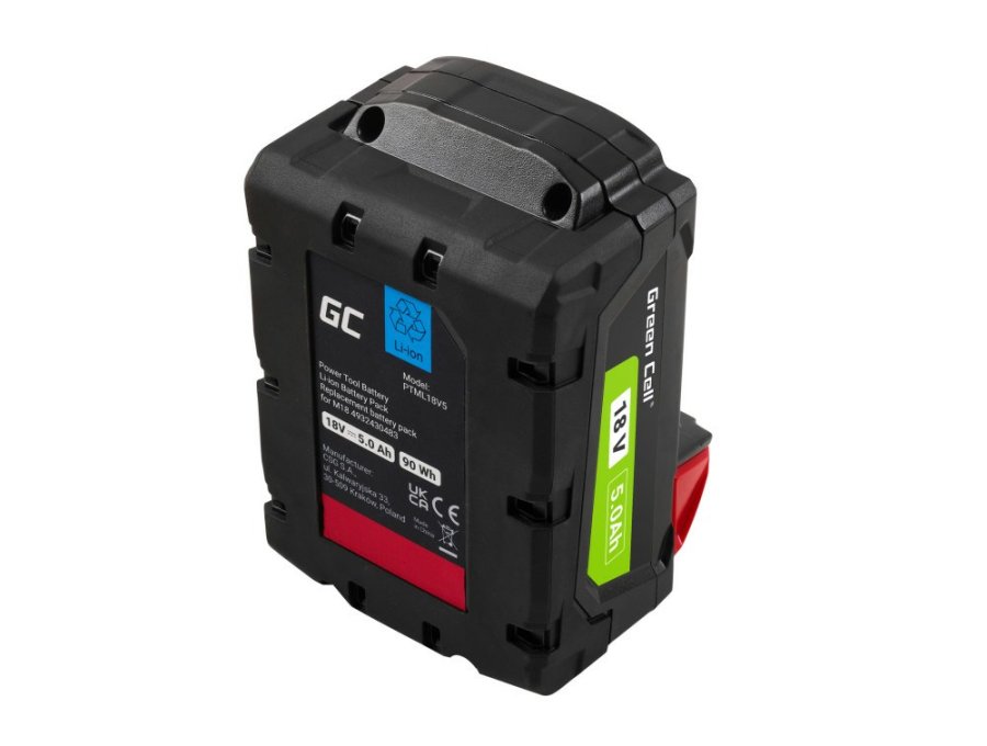 Green Cell PTML18V5 ledningsfrit batteri og ledningsfri oplader #8