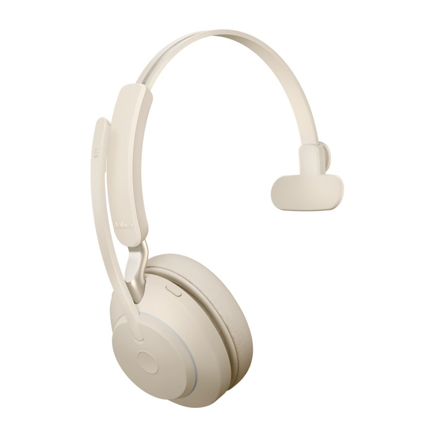 Jabra Evolve2 65 Headset Tr�dl�s Kontor/Callcenter USB Type-A Bluetooth Beige #3