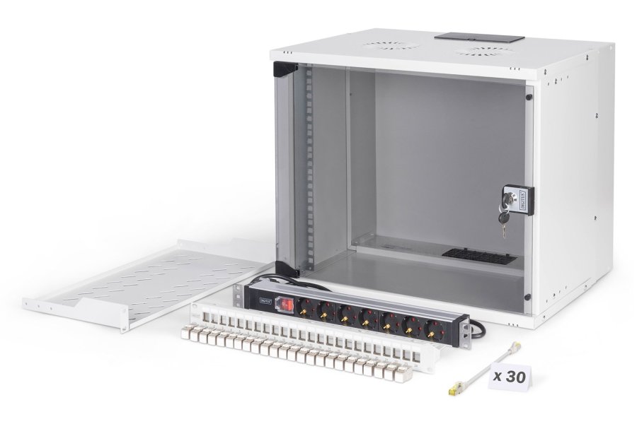 Digitus DN-49204-SET stativ 9U V�gmonteret stativ Gr� #1