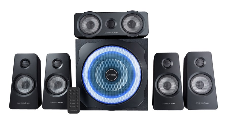 Trust GXT 658 Tytan 5.1 hjttalerst 90 W Universel Sort 5.1 kanaler #7