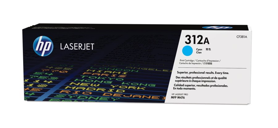 HP 312A LaserJet-tonerpatron, cyan #1