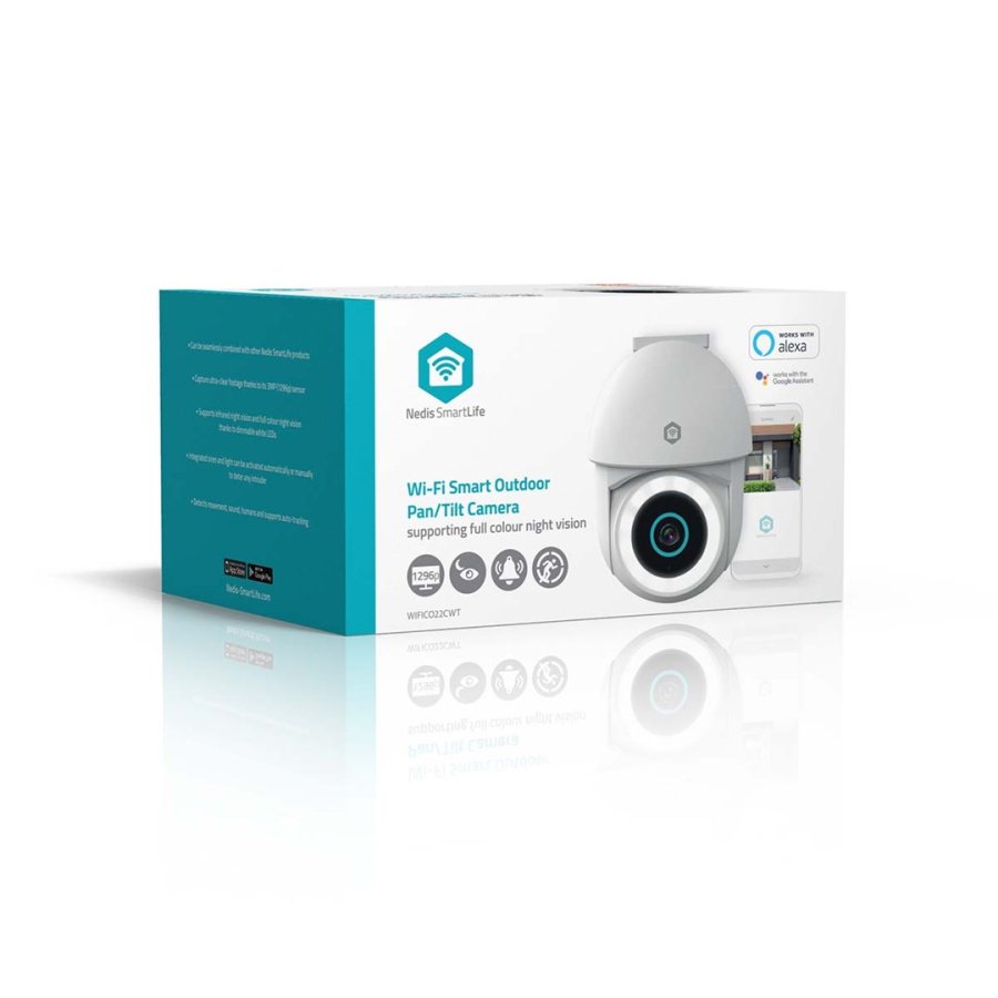 Nedis WIFICO22CWT overvgningskamera Kuppel IP-sikkerhedskamera Udendrs 1920 x 1080 pixel Loft/vg #13