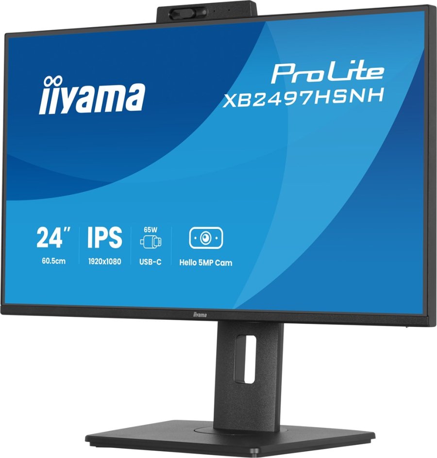 iiyama ProLite XB2497HSNH-B1 24IN IPS LCD 4MS 1920X1080 350CD/M2 HDMI/DP/USB 2 computersk�rm 60,5 cm (23.8
