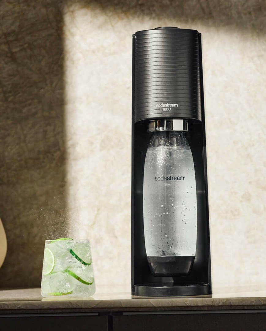 SodaStream Terra Nero Value Pack Metal, Plast, Polyethylenterephthalatfolie (PET) Sort #5