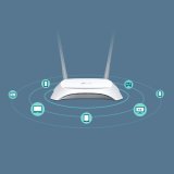 TP-Link TL-MR3420 tr�dl�s router Hurtigt ethernet Enkelt band (2,4 GHz) Sort, Hvid #9