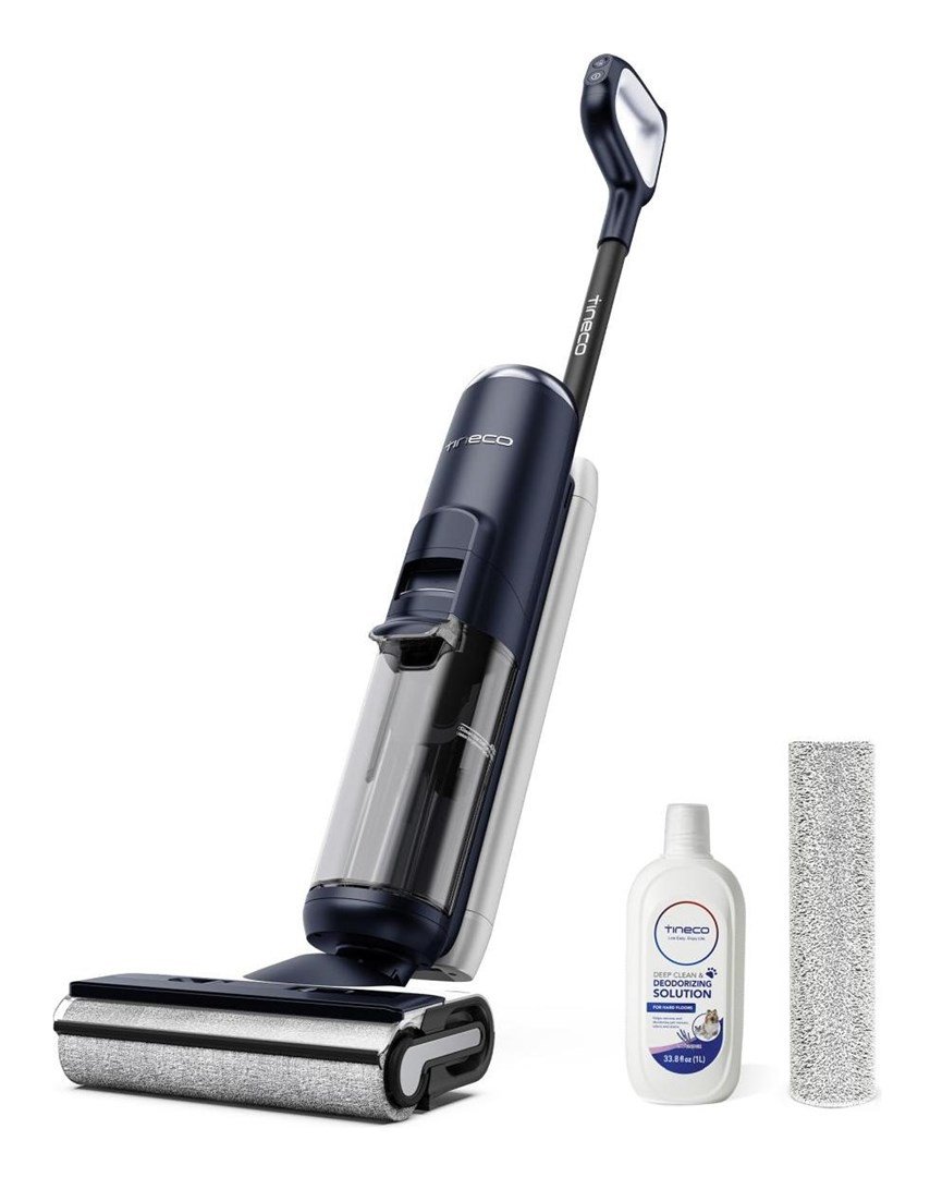Tineco Floor One S6 Flashdry Pet Stick vakuum Batteri Tr&vd HEPA Posels Sort, Mrkebl, Gr 4 At #25