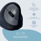 R-Go Tools Ergonomische muis R-Go HE Break met pauzesoftware, small (handlengte 165 mm), rechtshandig, 3-in-1 connectie, zwart #11