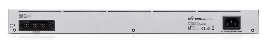 Ubiquiti UniFi Pro 24-Port PoE Administreret L2/L3 Gigabit Ethernet (10/100/1000) Str�m over Ethernet (PoE) 1U S�lv #2