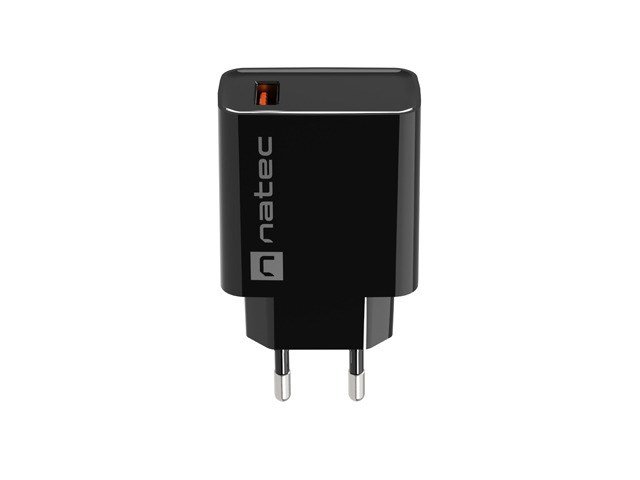 NATEC NETOPLADER RIBERA USB-A 18W SORT #7