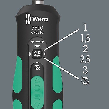 Wera 7510 Kraftform Safe-Torque Speed Torque Screwdriver #4