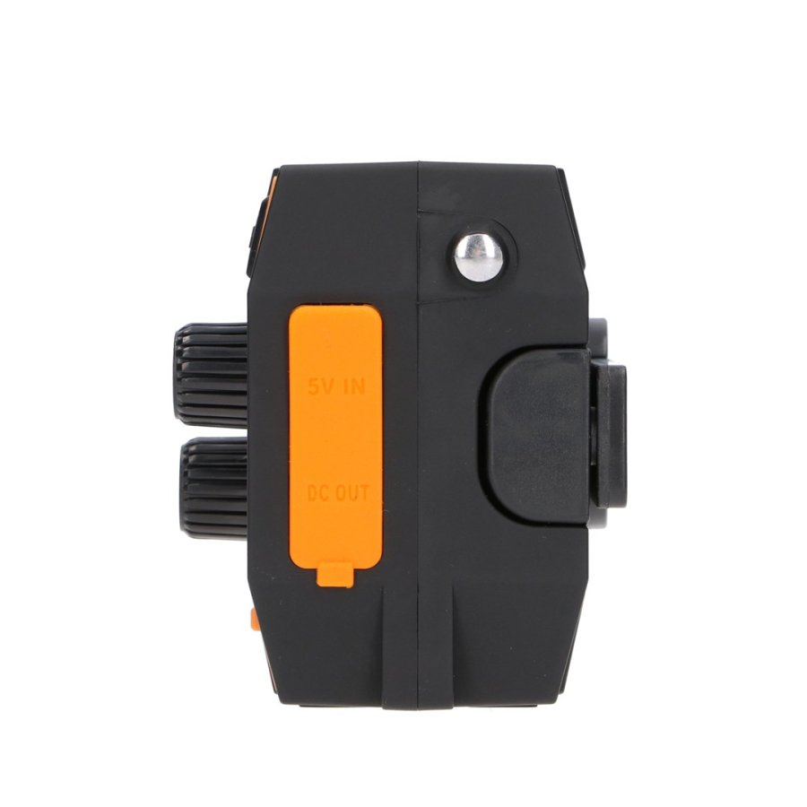 Extralink RADIO AWARYJNE SOLARNE Z KORBKA DYNAMO POWERBANK 4000MAH Z LATARKA SOS SR-4000 B�rbar Analog Sort, Orange #44