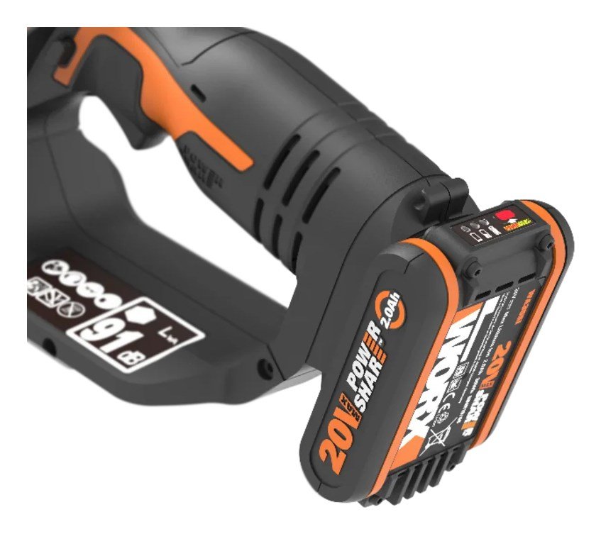 WORX WG324E kdesav Sort, Orange #6