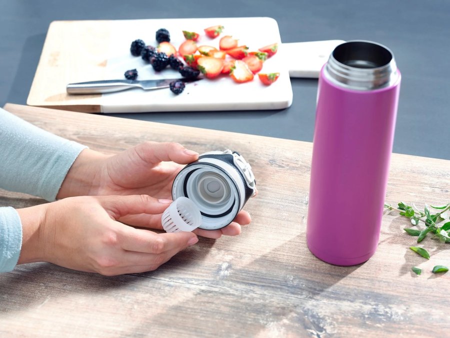 Kubek termiczny Flip 600 ml purpurowy 3274 LEIFHEIT #5