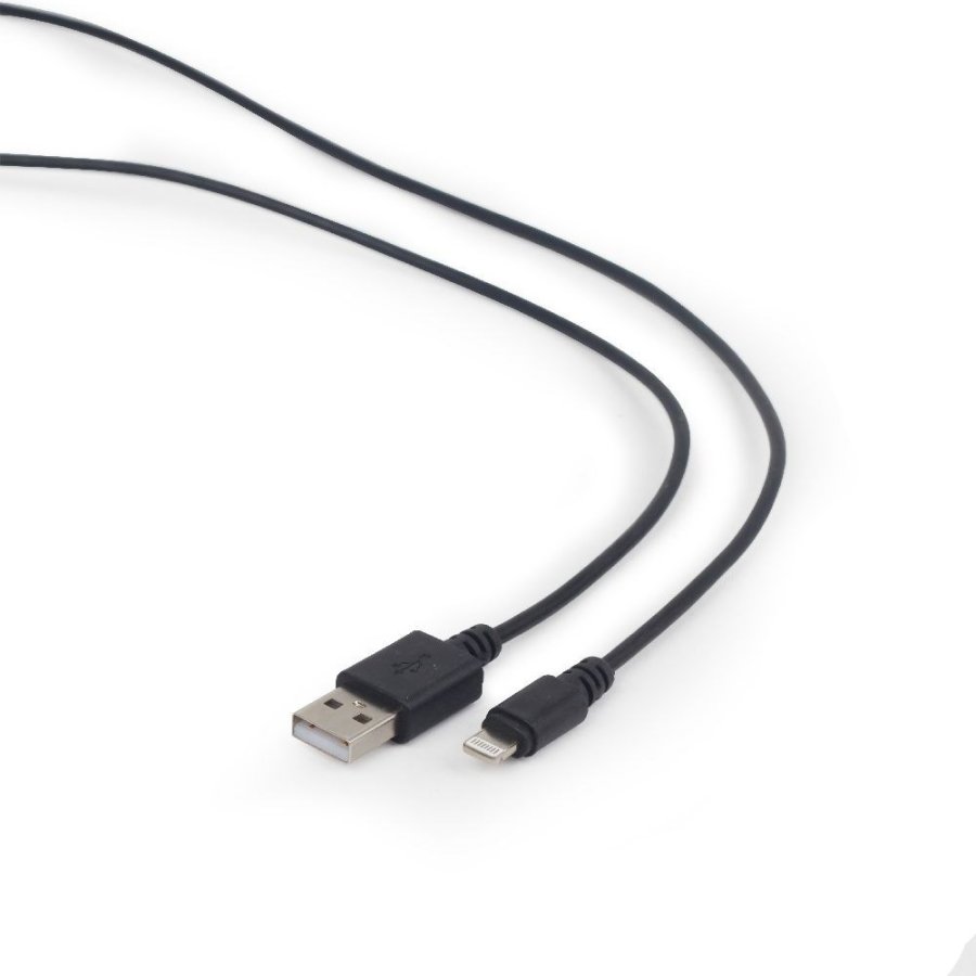 Gembird CC-USB2-AMLM-1M Lightning kabel Sort #2