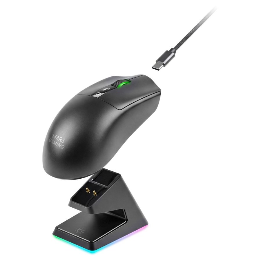 Mars Gaming MMWELITE mus Spil H�jre h�nd Bluetooth Optisk 20000 dpi #4