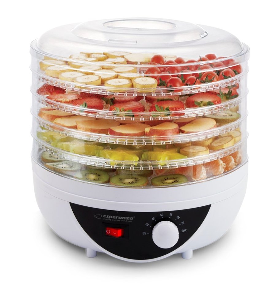 Esperanza EKD002 hydreringsmaskine til mad Sort, Transparent, Hvid 250 W #1