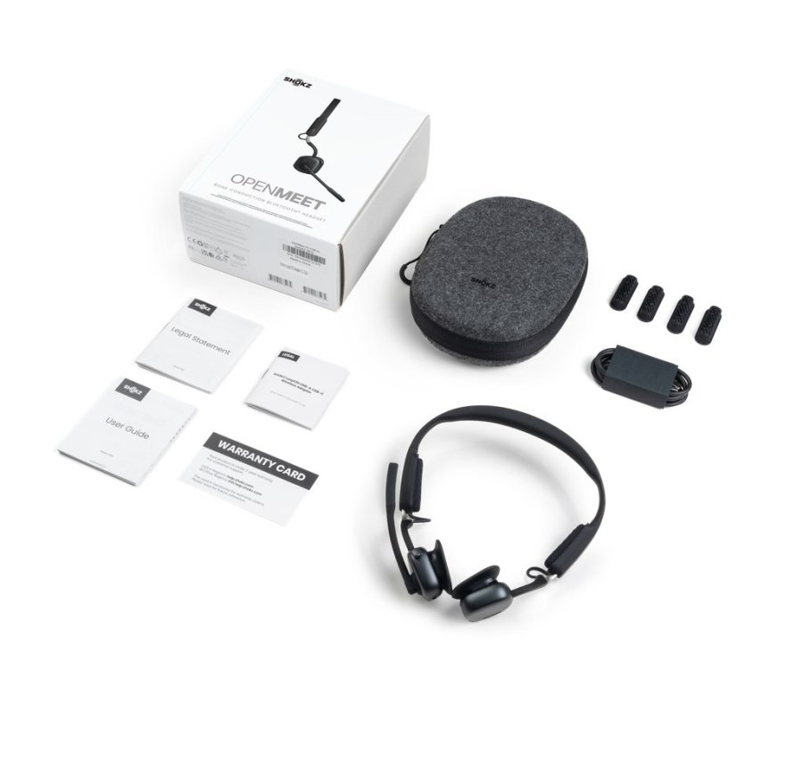 SHOKZ C610-AN-BK hovedtelefoner/headset Trdls rekrog Kontor/Callcenter Bluetooth Sort #7
