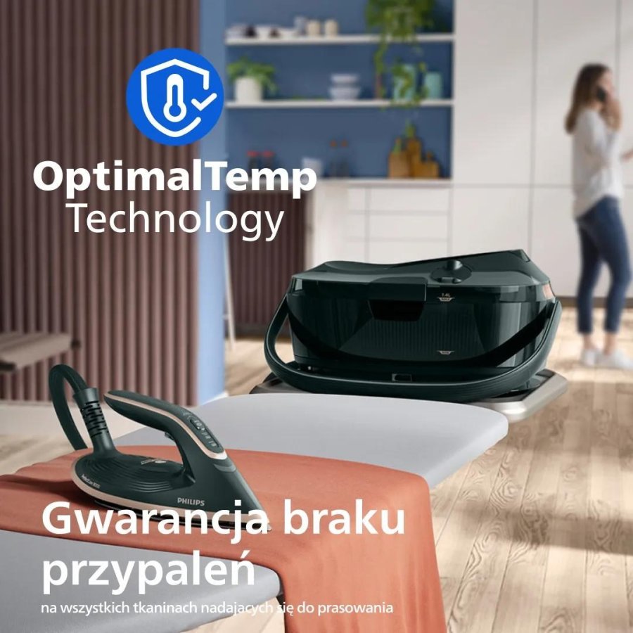Philips PSG8200/70 Dampstrygning station 3120 W 1,4 L SteamGlide Elite-stryges�l #8