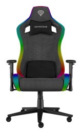 FOTEL GAMINGOWY GENESIS TRIT 660 RGB SZARY #1