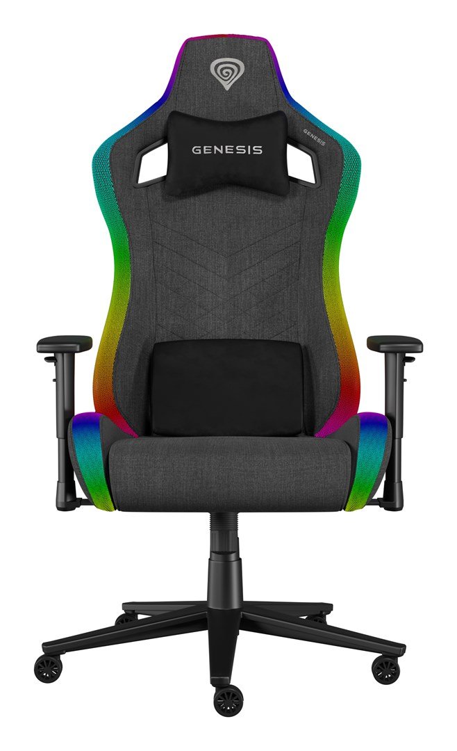FOTEL GAMINGOWY GENESIS TRIT 660 RGB SZARY #1