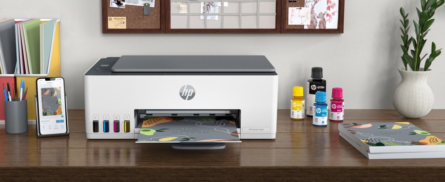 HP Smart Tank 580 All-in-One Printer, Home and home office, Print, copy, scan, Wireless; High-volume printer tank; Print from phone or tablet; Scan to PDF #3