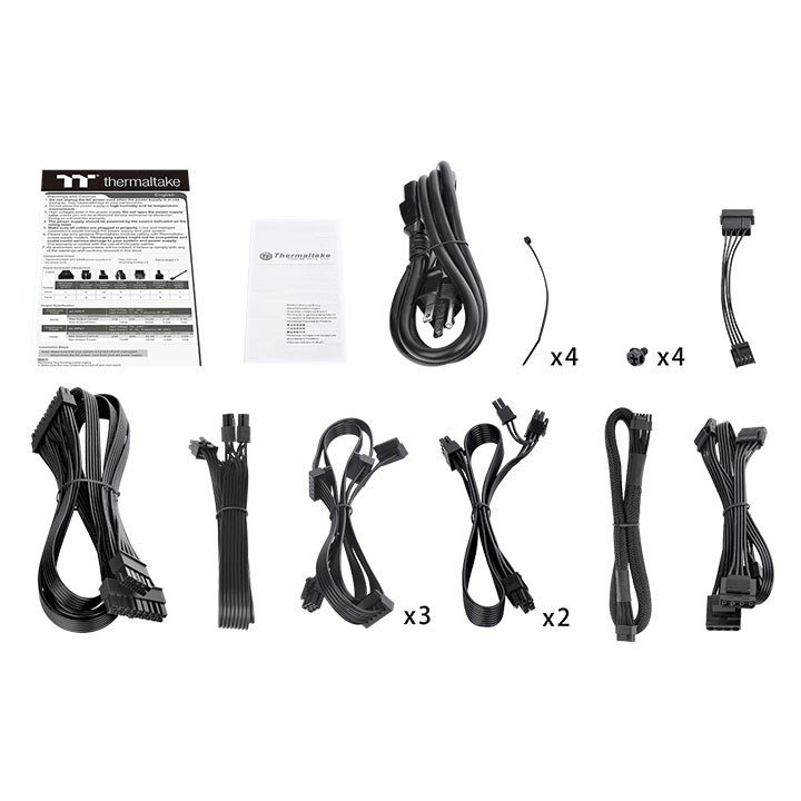 Thermaltake PS-TPD-0850F4FAGE-1 enhed til str�mforsyning 850 W 24-pin ATX ATX Sort #6