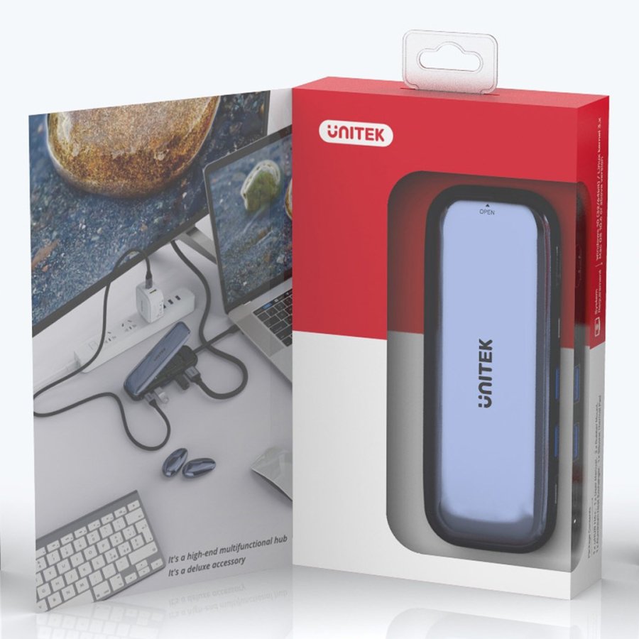 UNITEK HUB USB-C STORAGE M.2, HDMI, USB-C PD 100W, D1046A #4